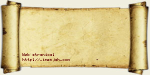 Isak Tošović vizit kartica